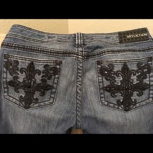 Affliction Jade Boot Cut Jeans 30-1/2 inseam